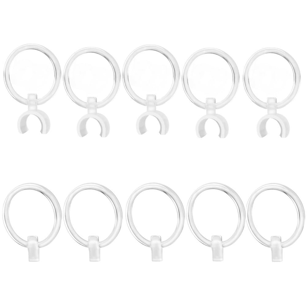 10pcs Plastic Magnifying Lens Mini Portable Magnifer for Ear Scoops Various Tweezers Embroidery and Painting, 2 Styles