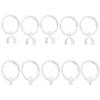 10pcs Plastic Magnifying Lens Mini Portable Magnifer for Ear Scoops Various Tweezers Embroidery and Painting, 2 Styles view 1