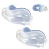 2 Packs Improved Cushion for Airtouch N30i & Airfit N30i, with Soft Fleece Fabric, Warm & Breathable, Non-Slip Nasal Pillow Mask, Replacement CPAP Supplies, Old Version - Blue (Small) view 1