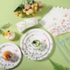 175 Pcs Wildflower Paper Plates and Napkins for 25 Guests view 4