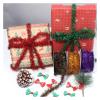 10Yards Glitter Christmas Tinsel Garland Metallic Foil Thin Christmas Mini Garland for Xmas Tree Party Wedding Decorations Craft Supplies(Light Gold) view 4
