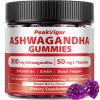 3000mg Organic Ashwagandha Gummies, 5-IN-1 Ashwagandha Supplements, Anxiety Gummies with Vitamin B6 & L-Theanine & GABA & Black Pepper, Ashwagandha for Women & Men - Calming & Relax, 120 Gummies view 1