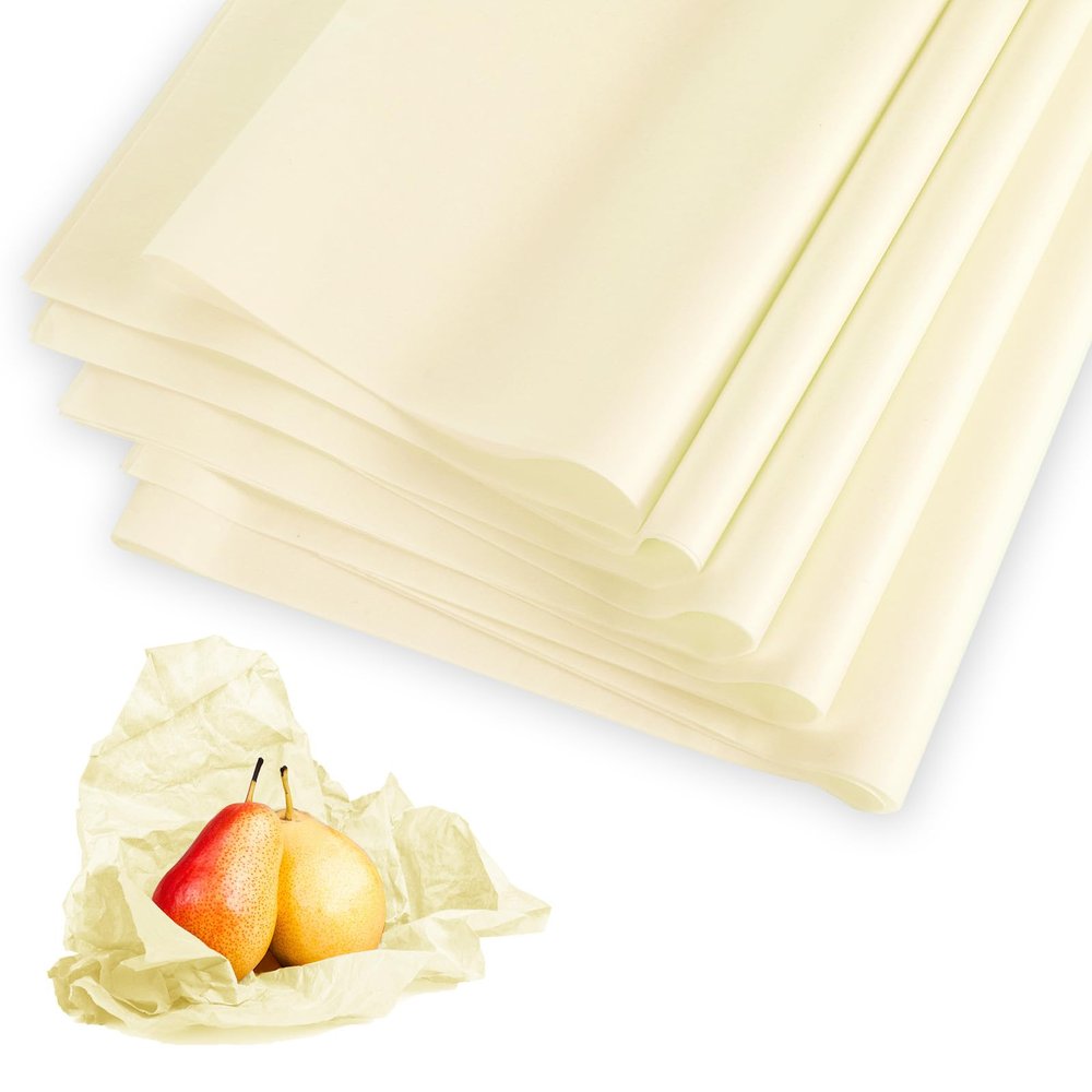 25 Sheets Acid-Free Tissue Paper, 20x30in/50.8x76.2cm Acid-Free Archival Wrapping Tissue Paper for Storage Wrapping Protecting Clothing and Linen Gifts (Beige)