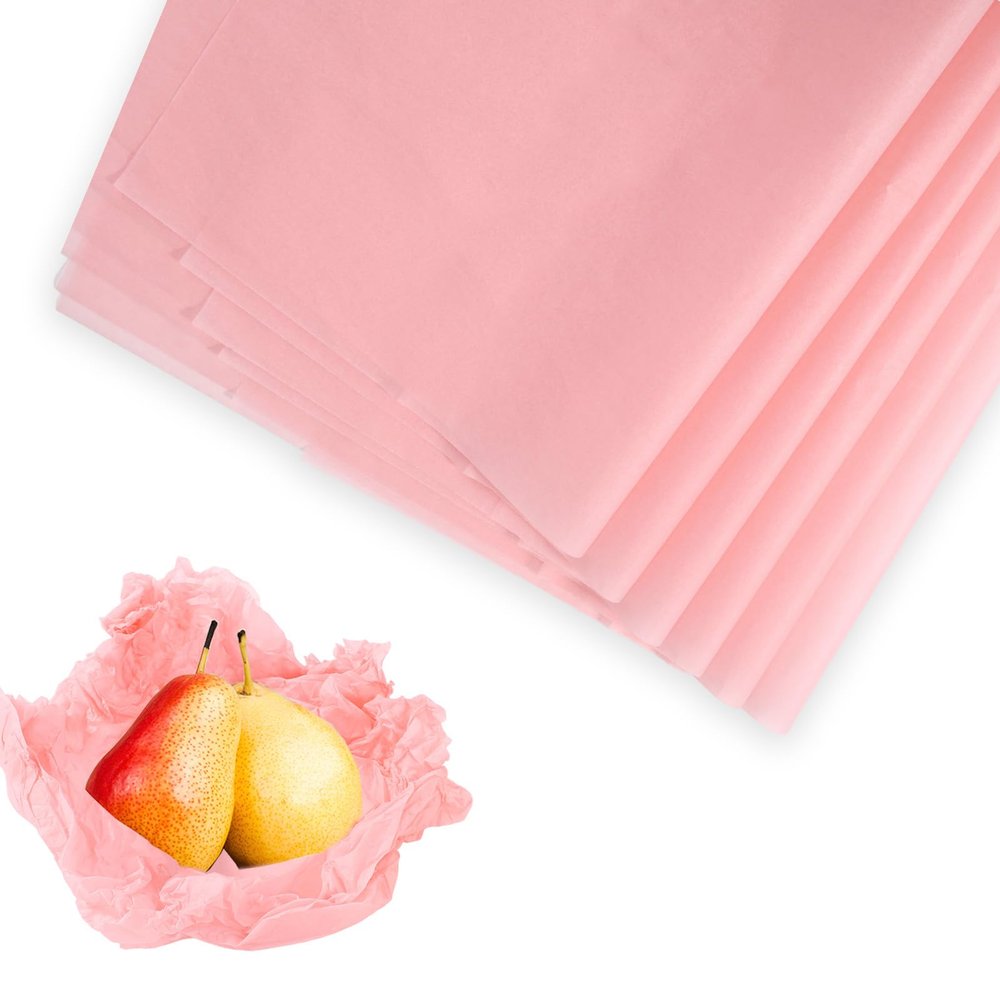 25 Sheets Acid-Free Tissue Paper, 20x30in/50.8x76.2cm Acid-Free Archival Wrapping Tissue Paper for Storage Wrapping Protecting Clothing and Linen Gifts (Pink)