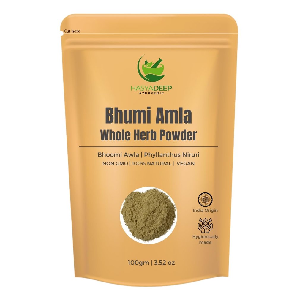 Hasyadeep Bhumi Amla Panchang Powder | Phyllanthus niruri (100gm/3.52oz)