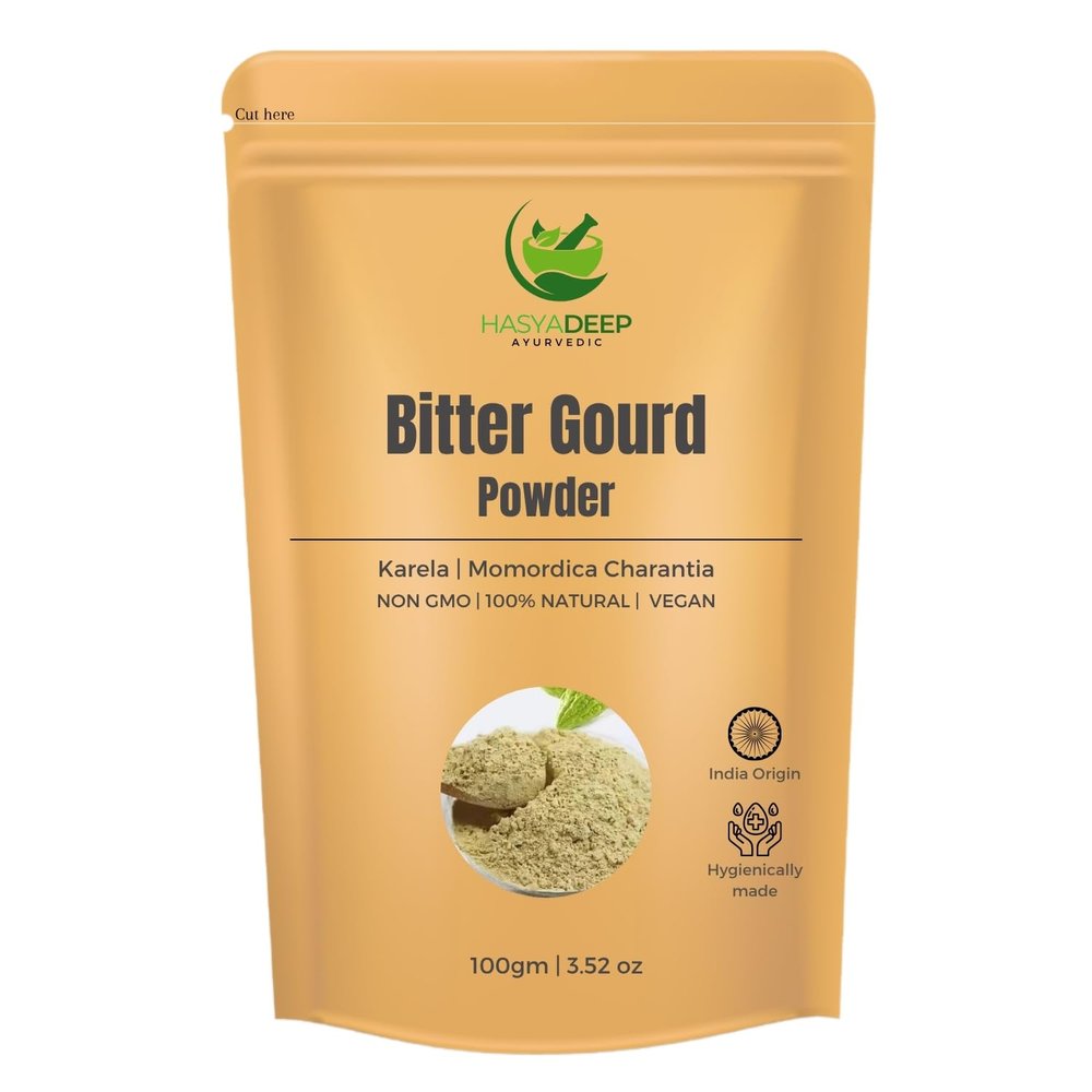 Hasyadeep Bitter Gourd Powder | Momordica charantia | Karela (50gm/1.76oz)