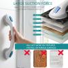 Grab Bars for Bathtubs and Showers, Suction Cup Shower Handle, Removable No Drill Bathroom Safety Assist Grip, Tool Free Install for Seniors and Adults, Shower, Tub, Toilet, RV, 2 Pack view 3
