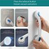 Grab Bars for Bathtubs and Showers, Suction Cup Shower Handle, Removable No Drill Bathroom Safety Assist Grip, Tool Free Install for Seniors and Adults, Shower, Tub, Toilet, RV, 2 Pack view 4