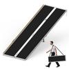 FODINGHILL 7FT Wheelchair Ramp,800 LBS Capacity Portable Wheel Chair Ramp with Shoulder Strap,Aluminum Door Threshold Ramps for Home Steps, Curbs, Doorways, Car view 1