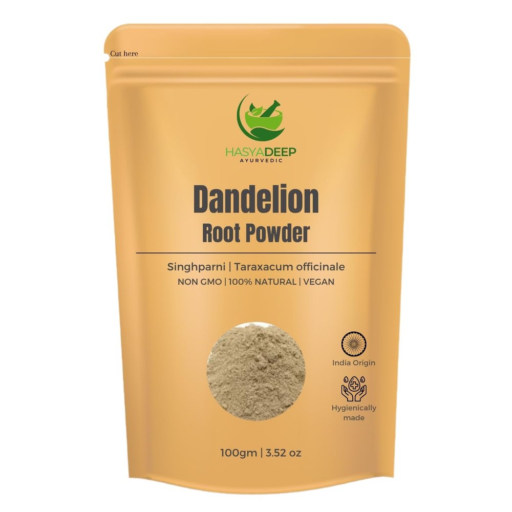 Hasyadeep Dandelion Root Powder | Taraxacum officinale | Singhparni (450gm/15.87oz)