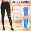 CASMON Medical Compression Pantyhose 20-30 mmHg Closed Toe Tights 2 Pairs view 2