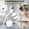 12Pcs Crevice Cleaning Brush Set, Hard Bristle Small Cleaning Brushes for Household Use with Scraper & Hook, Multi-Purpose Cleaning Tool for Kitchen, Bathroom, Grout, Corners, Tight Spaces view 4