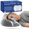 Farrumex CPAP Pillow for Side Sleeping | Contoured Cervical Memory Foam Pillow for Neck Support | Reduces Air Leaks and Mask Pressure | Ideal for Side, Back and Stomach Sleepers view 1