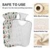Christmas Light Grey Santa Sleigh Elf Tree Hot-Water Bottle with Soft Cover, 1L Hot Compresses for The Body for Arthritis view 4