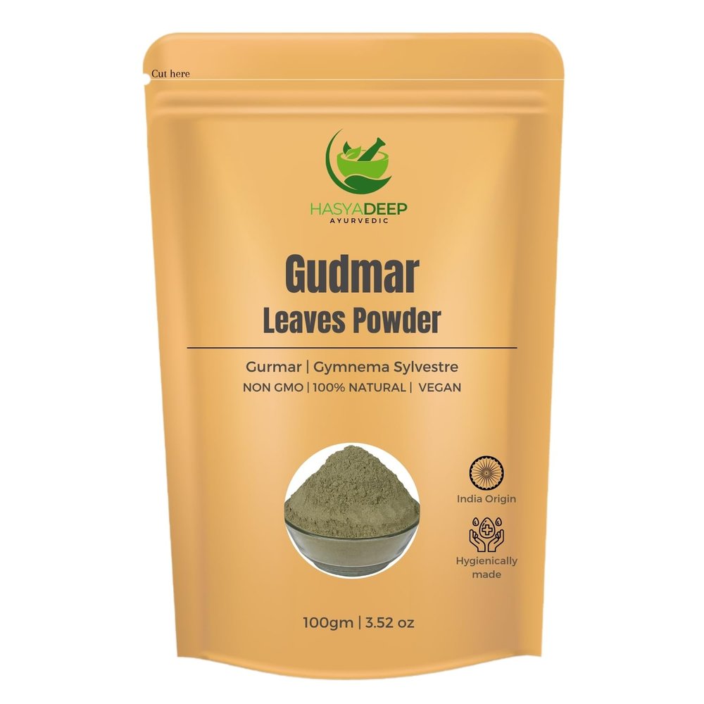 Hasyadeep Gudmar Leaves Powder | Gymnema sylvestre | Gurmar | Madhunashini (200gm/7.05oz)