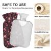 Blush Little Flowers Hot Bottle Water Bag with Soft Cover, 1L Warm Compress for Pain Relief view 4