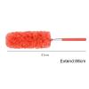 Adjustable Stretch Extend Microfiber Feather Duster Household Dusting Brush Car Office Cleaning Kitchen Tools (Orange) view 3
