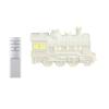 300ml Train-Shaped Aroma Diffuser, Essential Oil Humidifier with Dual-Color LED Light, Suitable for Rooms, Bedrooms, and Office Desks,Equipped with Remote Control (White) view 1