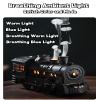 300ml Train-Shaped Aroma Diffuser, Essential Oil Humidifier with Dual-Color LED Light, Suitable for Rooms, Bedrooms, and Office Desks,Equipped with Remote Control (White) view 3