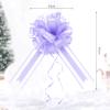 Upgrade Pull Bows,Bow for Gift Wrapping,9 inches, Party Gift Wedding Ribbon Bows for Wrapping Boxes or Flower Decorations, Gift Decorations (Light Purple, 20 Pack) view 2