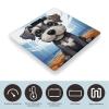 Adorable Schnauzer Scale for Body Weight Highly Accurate Digital Bathroom Electronic Weighing Machine for People, LCD Display, Large Size, Tempered Glass for Safe Home Use view 3