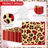 40Pcs Cheetah Print Napkins 6.5 x 6.5 Inches Red Cheetah Birthday Decorations Lunch Dinner Napkins Disposable for Safari Animal Leopard Themed Decorations Birthday Baby Shower Party Supplies view 4