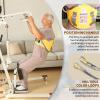 500 lb Capacity Sit to Stand Lift Sling with Back Support, Standing Assist Transfer Sling for Elderly & Disabled Adults, Padded Non-Slip Stand Aid Sling with Reinforced Handles (Yellow, Medium) view 4