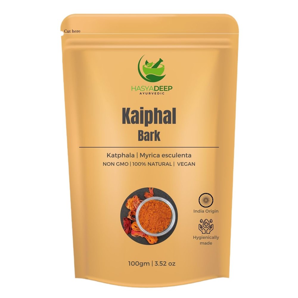 Hasyadeep Kaiphal Chhal Powder | Myrica esculenta | Katphala | Bayberry | Kayfal (450gm/15.87oz)