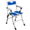 MUBOYI One Click Folding Shower Chair, Bathroom Bench, Anti Slip for Elderly, Pregnant, Disabled, Adjustable view 1