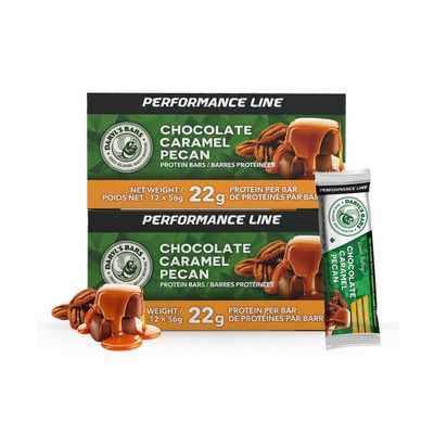 Daryl's Bars, Chocolate Caramel Pecan On the Go Whey Protein Bars, Gluten Free, Low Sugar, Protein Snack, Meal Replacement, Pack of 2
