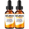 Neuron Gold Drops, Premium Neuron Gold for Neuropathy & Nerve Health Support Supplement Droppers - Maximum Strength, All Natural Ingredients, NeuronGold for Overall Health & Wellness Reviews (2 Pack) view 1