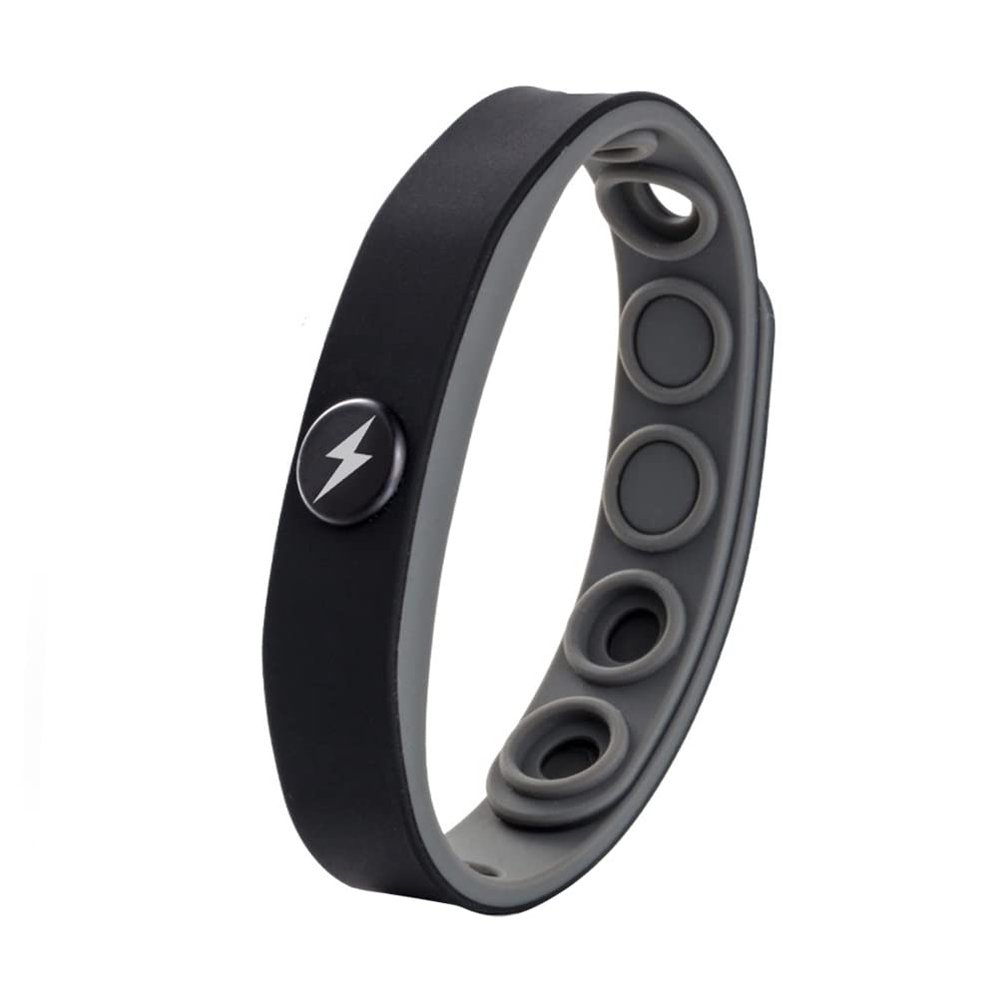 Stylebest Anti Static Wristband, Silicone Cordless Adjustable Static Removing Bracelet with 6 Hole Design for Men Women, Black Blue Red (Black)