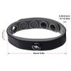 Stylebest Anti Static Wristband, Silicone Cordless Adjustable Static Removing Bracelet with 6 Hole Design for Men Women, Black Blue Red (Black) view 2
