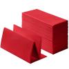 100-Pack Linen-Feel Red Napkins, 16"x16" Dinner Napkins for Restaurant, Party, Kitchen Or Event, Bookfolded Guest Towel for Bathroom, Guestroom Or Vanity. view 1