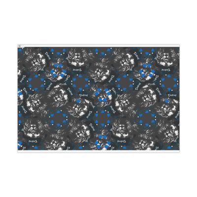 Detroit Football Gift Wrap Paper - Wrapping For Birthday, Holiday, Christmas - Detroit Sports Gift - 30"x20" Sheet