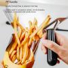 AUNMAS French Fry Bagger, Stainless Steel Flexible Bakelite Handle Multifunction Popcorn Scooper for Chips Popcorn Nuts Candy Concession Stands Movie Theaters view 4