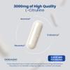 L Citrulline 3000mg Supplement (120 Capsules) Support L Arginine & Nitric Oxide Pills - L-Citrulline For Men & Women - Muscle Recovery & Pump Supplement - 3rd Party Tested, Vegan, Non-GMO - USA Made view 4