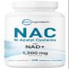 Micro Ingredients NAC with NAD+, 240 Vegetarian Capsules | 1,200 mg Per Serving | 2-in-1 N-Acetyl-L-Cysteine with Nicotinamide Adenine Dinucleotide | Non-GMO, cGMP Manufactured view 1