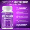 Akkermansia Probiotic with Prebiotic Chicory Inulin for Increased GLP-1 Support, Akkermansia Muciniphila Probiotic Supplement Delayed Release, Gut Health & Digestive Support USA Made (60 Capsules) view 2