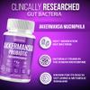 Akkermansia Probiotic with Prebiotic Chicory Inulin for Increased GLP-1 Support, Akkermansia Muciniphila Probiotic Supplement Delayed Release, Gut Health & Digestive Support USA Made (60 Capsules) view 3