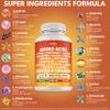 NEW AGE Amino Acids Supplement L-Lysine, L-Threonine, L-Leucine, Isoleucine, Valine, L-Histidine, L-Tryptophan, L-Methionine, L-Arginine, L-Cysteine, L-Glutamine, L-Serine, Aspartic Acid- 180 Count view 2
