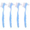 4pcs Small Denture Cleaning Brushes - Double Sided Toothbrush for Retainer Cleaning - Dental Care Products Gum Brushes for Elderly Denture Treatment view 1