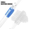 8pcs Double Sided Denture Cleaning Brush Plastic Hard Toothbrush for Fake Teeth Deep Cleaning - for Daily Oral Clean Travel Home Use view 3