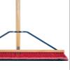 2-Pack - 36" Soft/Fine Sweep Indoor Push Broom with 60" Handle. Ideal for Epoxy & Polished Floors. Durable American Made Steel Brackets-All Stainless Steel Hardware. No Plastic. 100% USA Made view 2