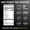 PURIS Pantry Textured Pea Protein, Unflavored Meatless Vegetable Crumbles, Soy Free, Gluten Free, 21g of Protein per Serving, Plant-Based Vegan Meat Substitute, Equivalent to 60 Pounds Ground Beef | 20 lbs Bag in Box view 2