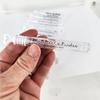 100pcs Wedding Bubble Wand Clear Stickers Labels, Customizable Name & Date, Personalised Wedding Favour Labels, Waterproof Decals For Marriage Party Decoration view 2