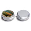 Brook Trout Fly Fishing Pill Box 3 Compartment Portable Pill Case for Pocket Purse Medicine Organizer Travel Medication Container Holder to Hold Vitamins, Medication, Fish Oil and Supplements view 3