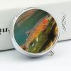 Brook Trout Fly Fishing Pill Box 3 Compartment Portable Pill Case for Pocket Purse Medicine Organizer Travel Medication Container Holder to Hold Vitamins, Medication, Fish Oil and Supplements view 4