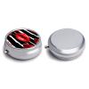 Red Lips Kiss Pill Box 3 Compartment Portable Pill Case for Pocket Purse Medicine Organizer Travel Medication Container Holder to Hold Vitamins, Medication, Fish Oil and Supplements view 3
