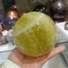 CQMLWSDNW Stone Yellow Quartz Crystal Ball, Home Office Decoration Aquarium(Size:50-100g) view 4